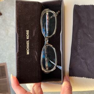 Michael Kors Silver Frame Glasses